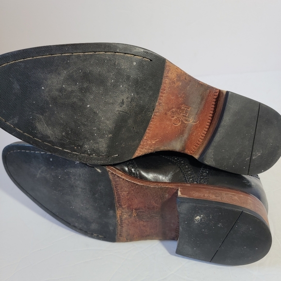 Cole Haan Black Liam Chukka Wingtip Leather Boots Men\'s Sz 8M Preppy Whimsigoth main image 12